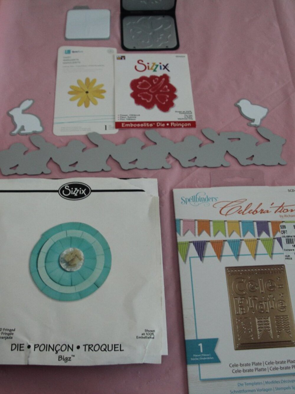 Craft dies 7 for 1 price. Good condition See description below.